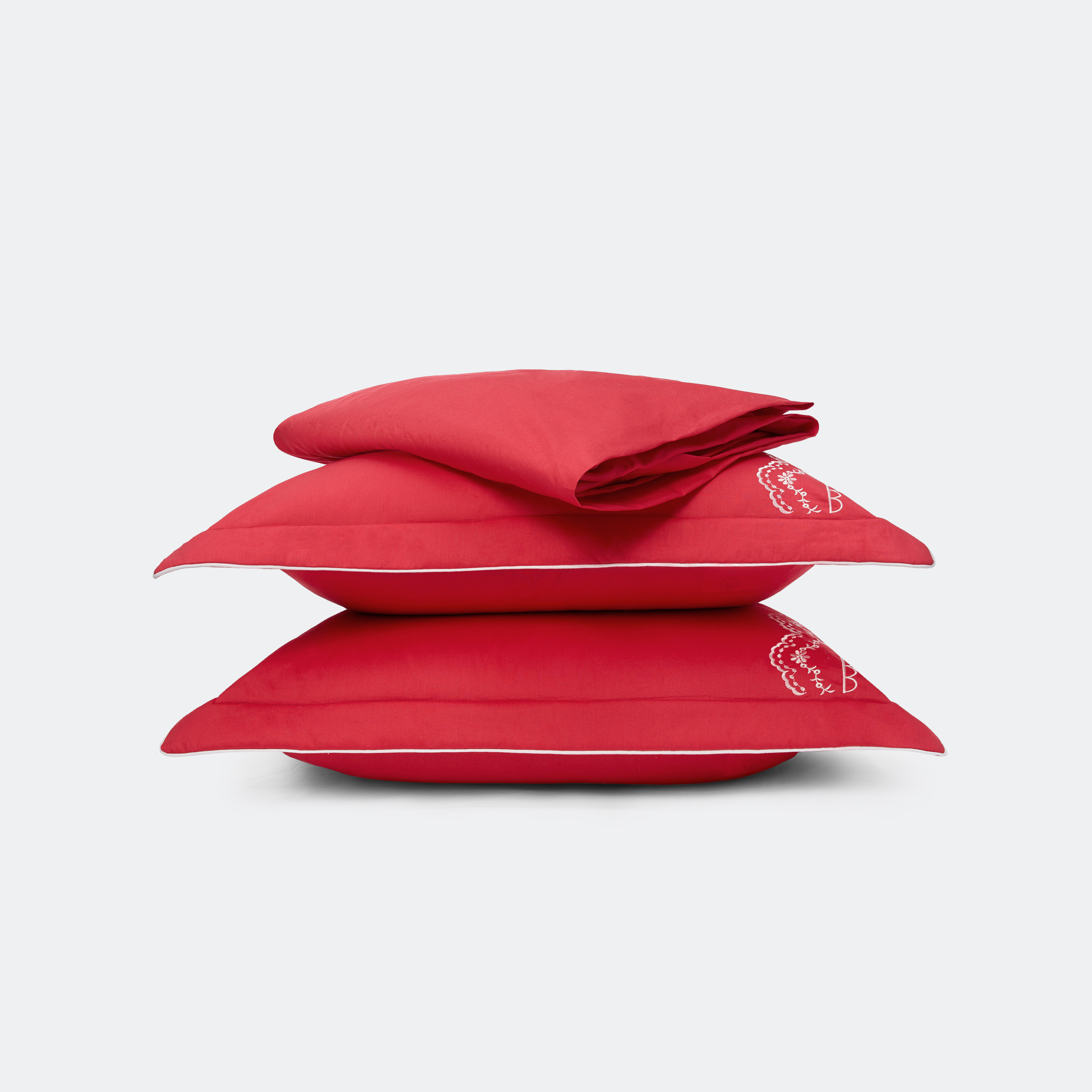 Bộ chăn ga Everon màu đỏ