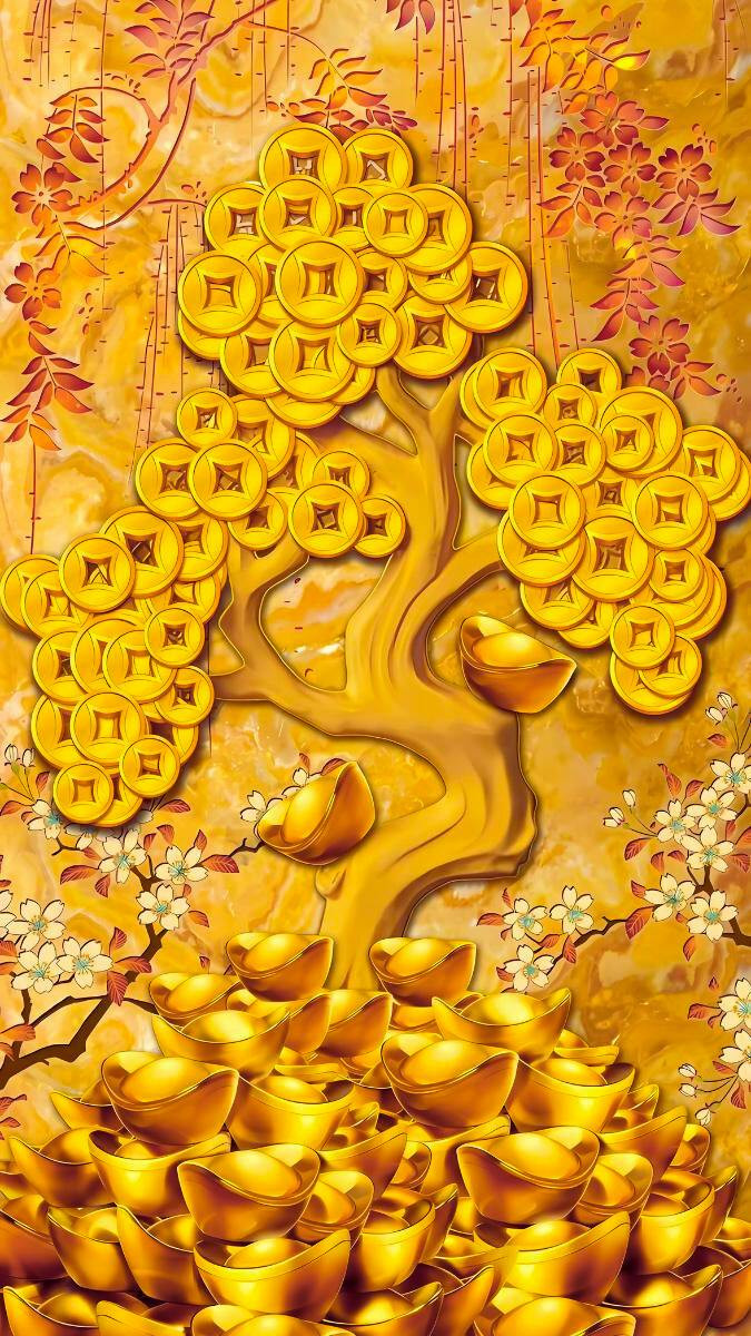 Hình nền điện thoại may mắn cho mệnh Kim