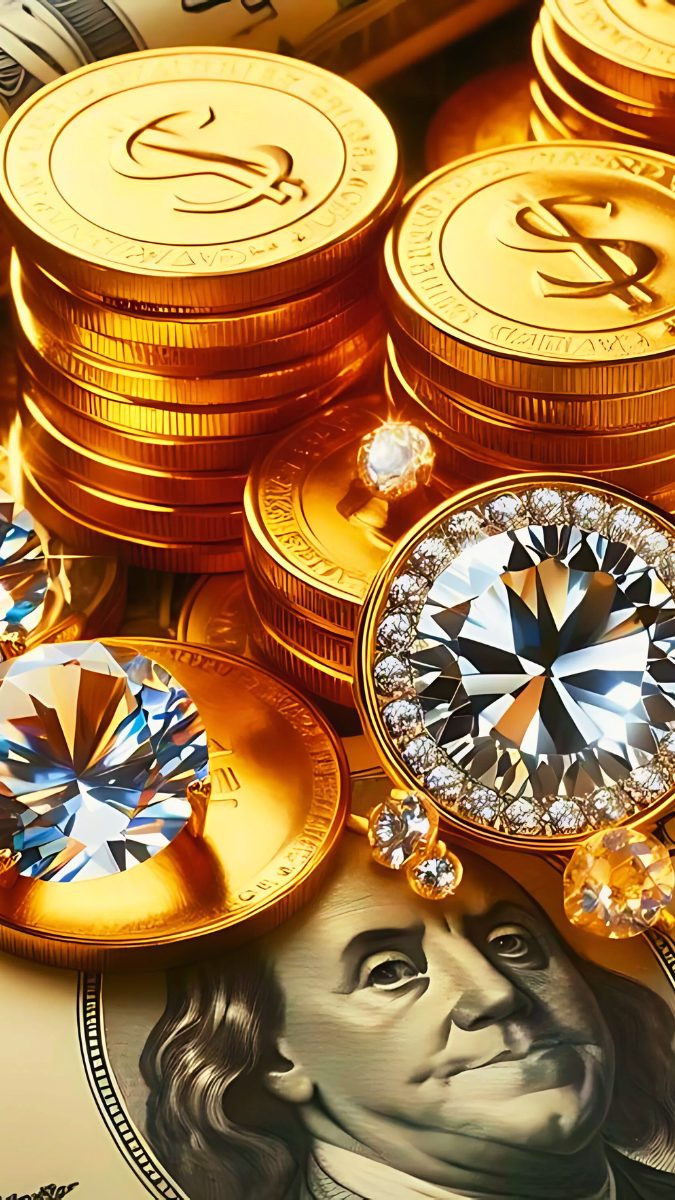 Hình nền điện thoại may mắn cho mệnh Kim