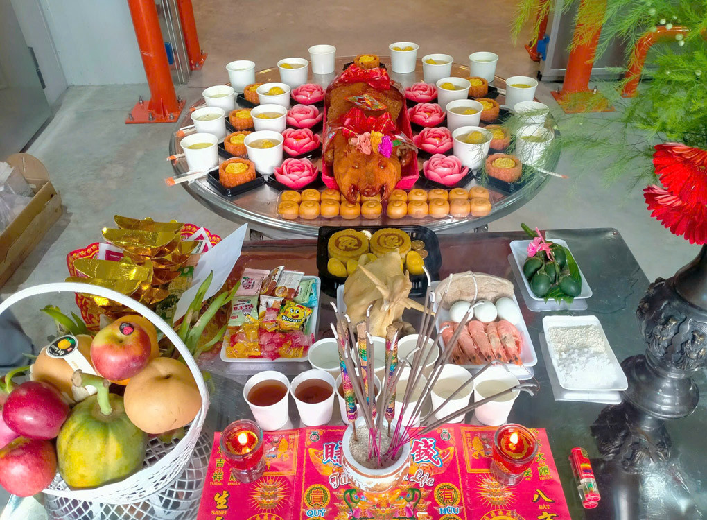 Mâm cúng nhập trạch nhà mới 2