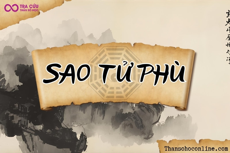 Sao Tử Phù là sao mang tính âm - chủ về suy tàn, cản trở, phiền muộn, cô đơn hoặc tai ương nhẹ