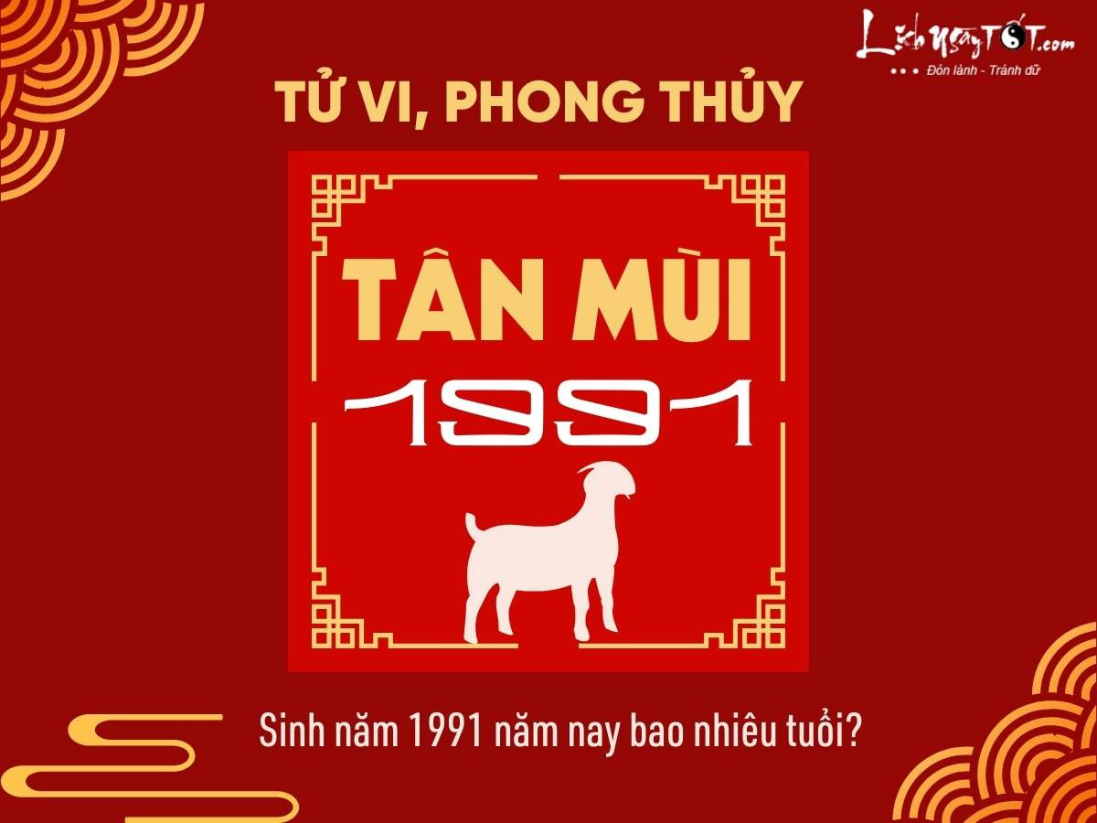 Nam mạng tuổi Tân Mùi 1991