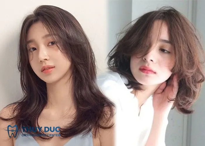 Kiểu tóc dài uốn lọn được gợi ý cho khuôn mặt lưỡi cày