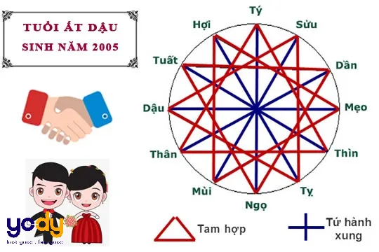 Hình ảnh minh họa sự hợp tuổi trong kinh doanh và hôn nhân