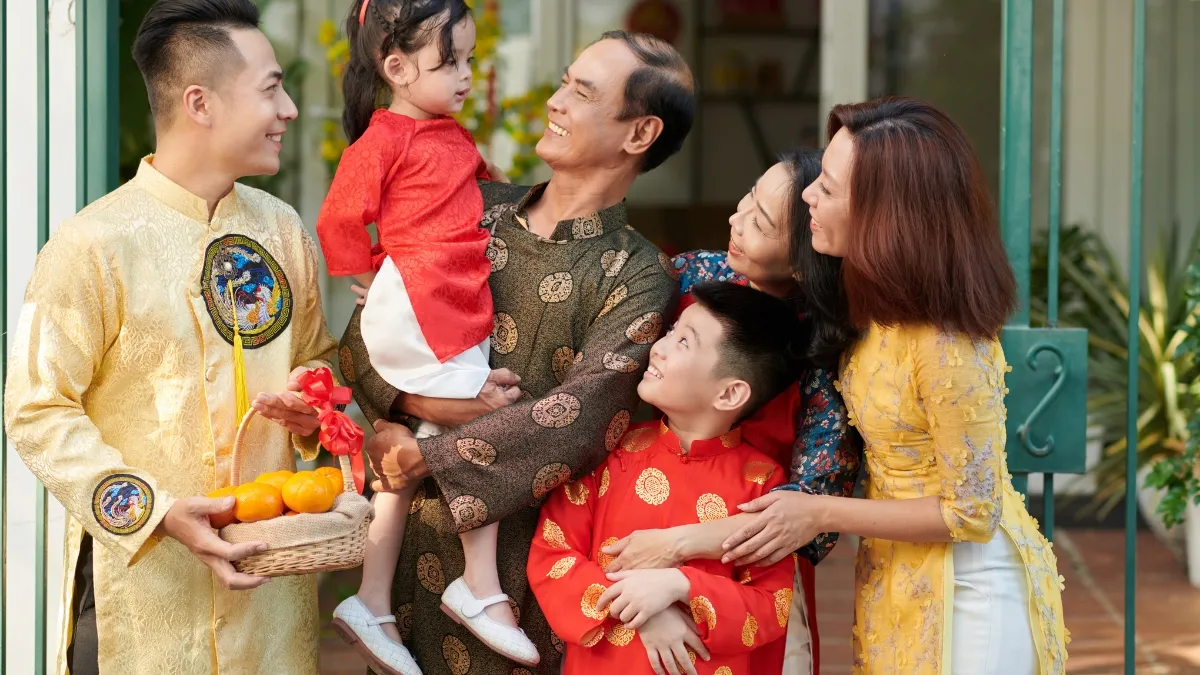 Giỏ quà Tết 2026 được thiết kế tinh tế và sang trọng dành cho dịp năm mới Bính Ngọ