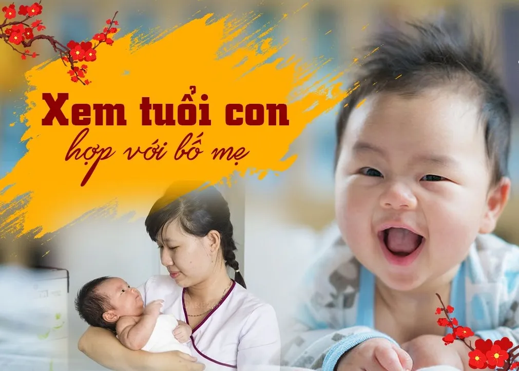 Minh họa các yếu tố phong thủy ảnh hưởng đến việc sinh con hợp tuổi cha mẹ, mang lại may mắn và bình an cho gia đình.