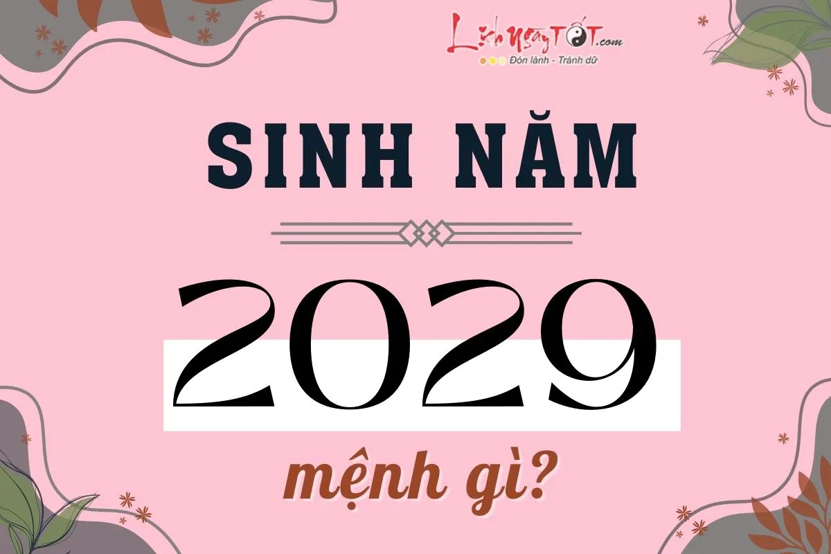 Hình ảnh người sinh năm 2029 mệnh gì, tuổi Kỷ Dậu