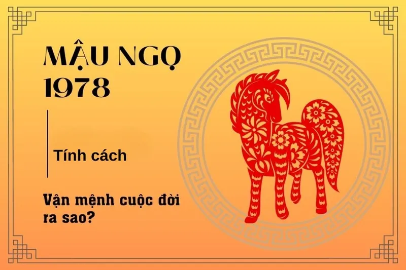 Biểu đồ thể hiện các đặc điểm tính cách nổi bật của người sinh năm 1978