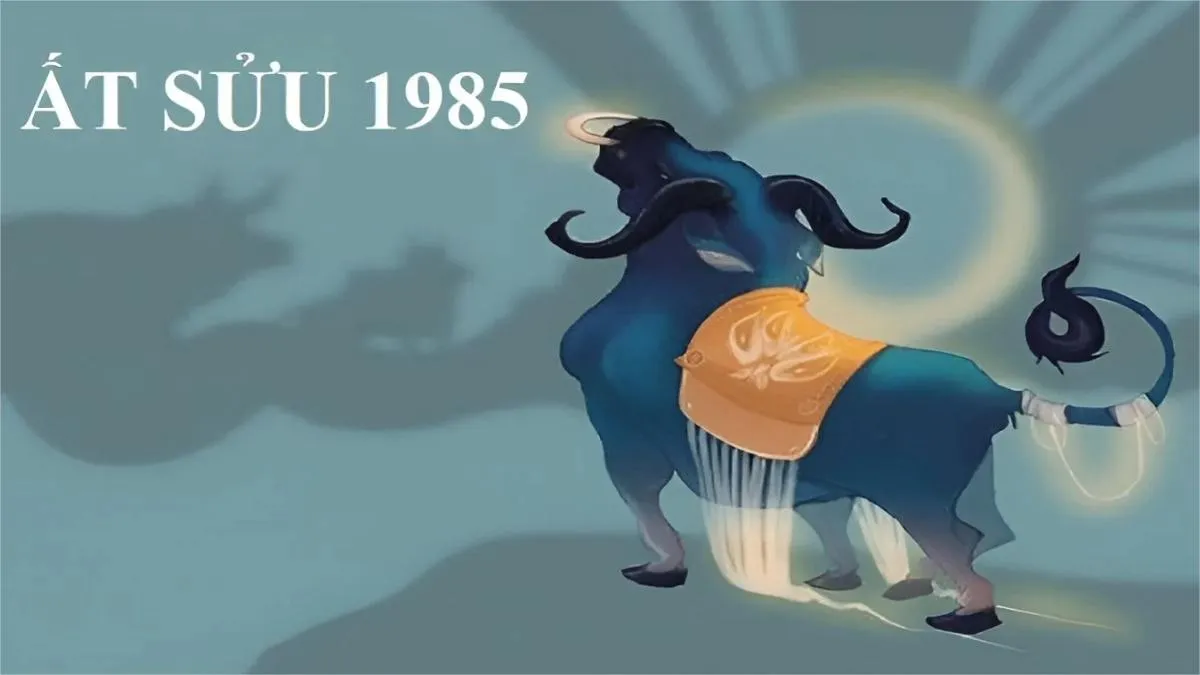 Hình ảnh con trâu tượng trưng cho tuổi Ất Sửu, con giáp thứ hai trong 12 con giáp