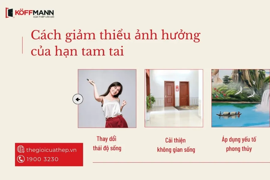 Các phương pháp thực hành để giảm thiểu tác động tiêu cực của vận hạn Tam Tai