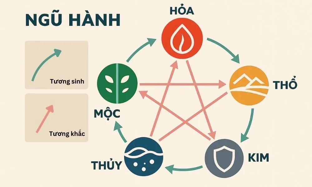 Mệnh Thủy hợp với mệnh Kim và mệnh Mộc, mang lại nhiều may mắn cho bé sinh năm 2026