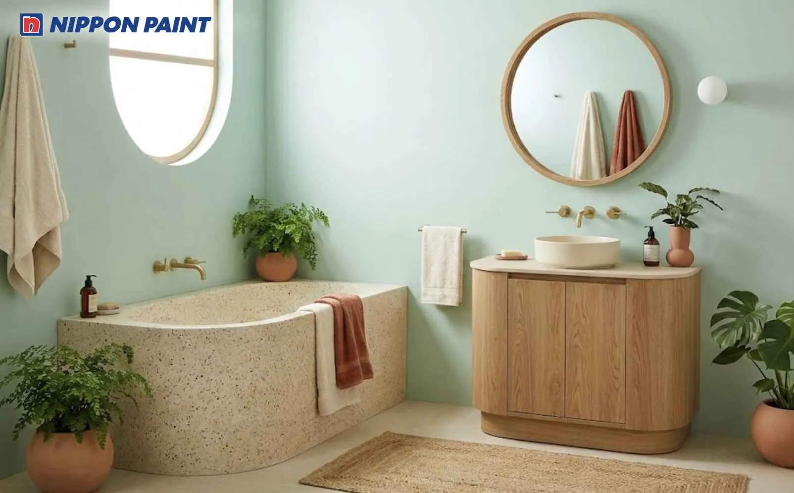 Xanh pastel hỗ trợ chuyển hóa năng lượng nước thành dòng khí hài hòa