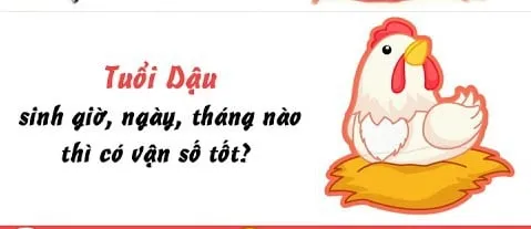 Hình ảnh một chiếc đồng hồ cổ điển và gà con, tượng trưng cho giờ sinh tuổi Dậu