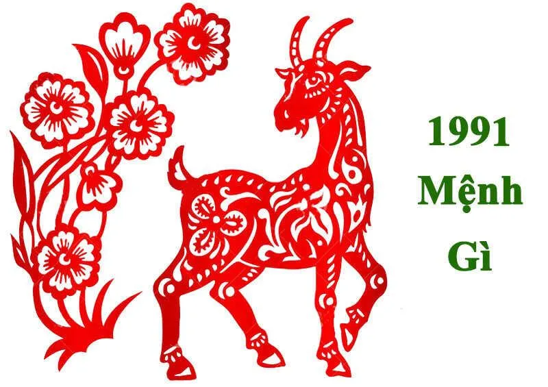 Người tuổi Tân Mùi 1991 thuộc mệnh Lộ Bàng Thổ và cầm tinh con Dê