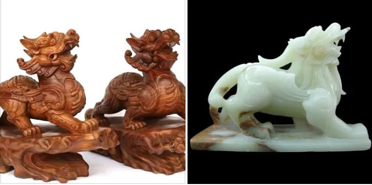 Vật phẩm Tỳ Hưu được bày bán trên thị trường