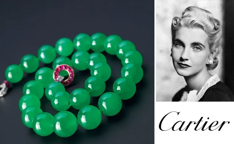 Chiếc vòng cổ ngọc phỉ thúy Hutton-Mdivani với 27 viên ngọc Imperial Green