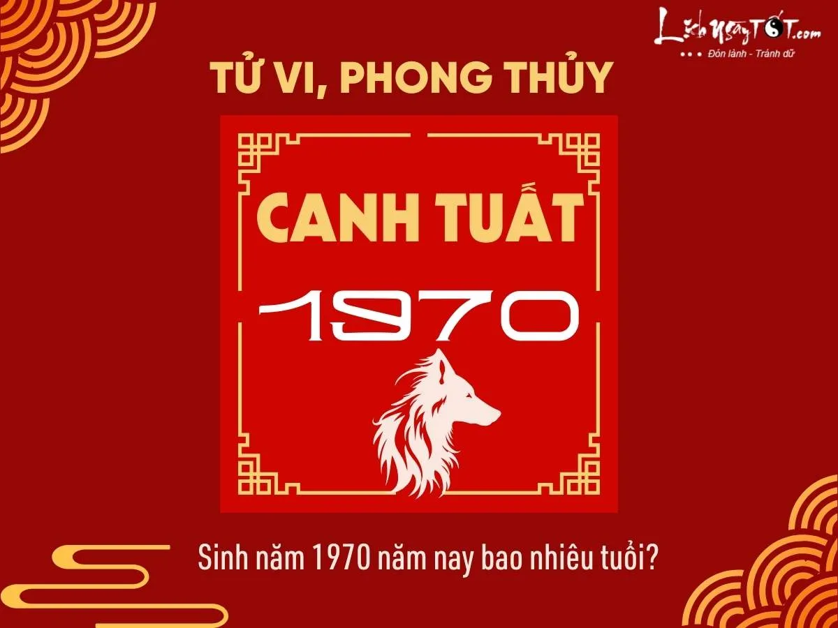 Người sinh năm 1970 Canh Tuất sẽ được 55 tuổi dương lịch và 56 tuổi âm lịch vào năm 2025