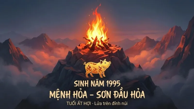 Người sinh năm 1995 thuộc mệnh Hỏa