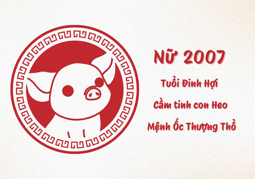 Nữ 2007 mệnh gì tuổi gì cung gì
