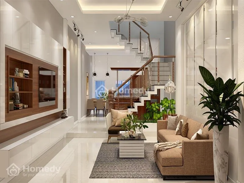 Giữ cho khu vực gầm cầu thang luôn thông thoáng, không chất đống đồ đạc để tránh ứ đọng khí xấu
